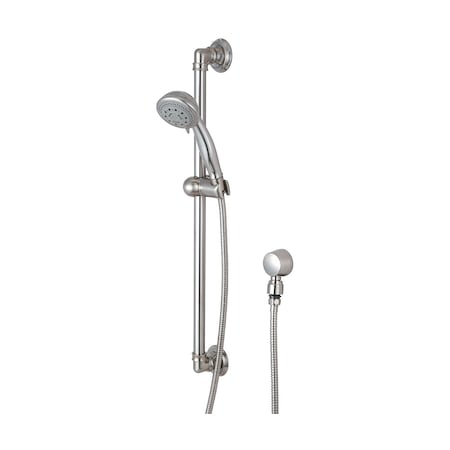 Pioneer Industries Handheld Shower Set, Wallmount, Brushed Nickel, Weight: 5.5 6DM400-BN